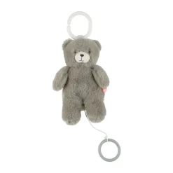Peluche musicale 20cm Orso l'ours kaki