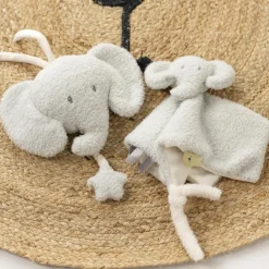 Peluche musicale - Eléphant Teddy - Gris - 20 cm