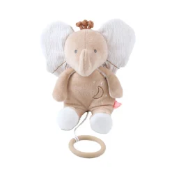Peluche musicale mini 20cm Eléphant Bali