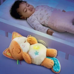 Peluche musicale Mon Chaton douce nuit orange
