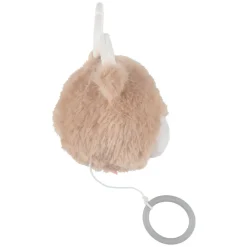 Peluche musicale voyage Vache Fluffy Beige