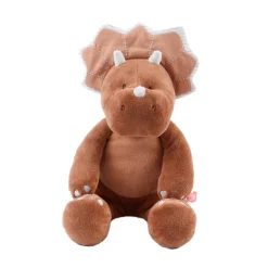 Peluche Ops en veloudoux 25 cm cannelle