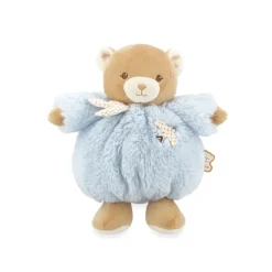 Peluche ours Patapouf 17cm bleu