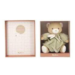 Peluche ours Patapouf 17cm vert