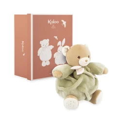Peluche ours Patapouf 17cm vert