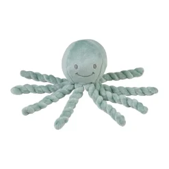 Peluche pieuvre Lapidou vert de gris