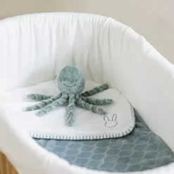 Peluche pieuvre Lapidou vert de gris