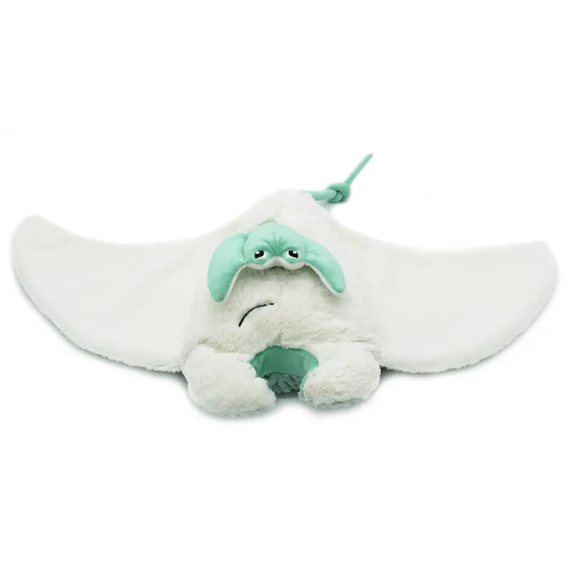 Peluche Ptipotos maman raie Mantalou et son bébé menthe