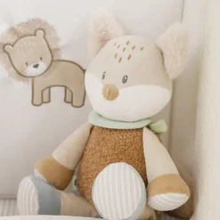 Peluche Renard Flo - Vert Menthe - 32 cm