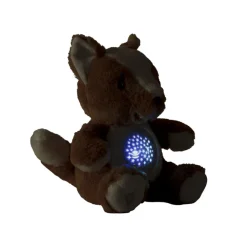 Peluche veilleuse avec projecteur Gaspard le renard