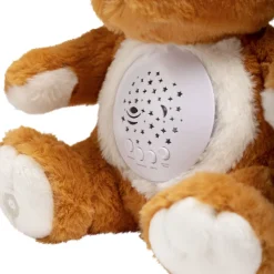 Peluche veilleuse avec projecteur Gaspard le renard