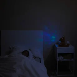 Peluche veilleuse avec projecteur Gaspard le renard