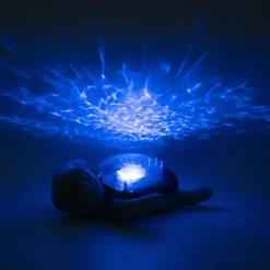 Peluche veilleuse Tranquil Turtle rechargeable aqua