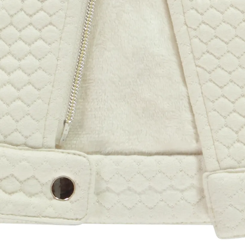 Perfecto en molleton matelassé doublé sherpa pour bébé fille