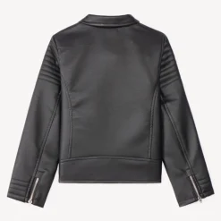Perfecto esprit biker en simili cuir pour fille