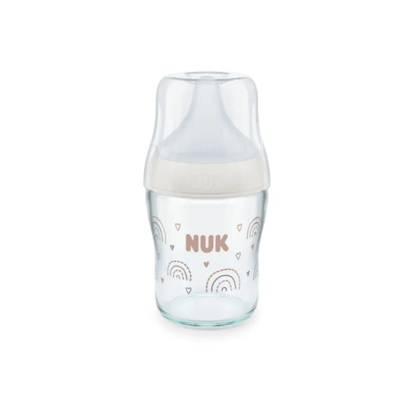 Petit biberon Perfect Match en verre 120 ml