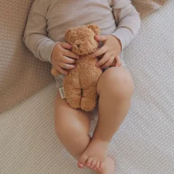 Petit Ours sensoriel Bio Capuccino 19cm