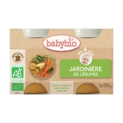 Petit pot jardinière de légumes bio - 2x130g