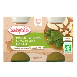 Petit pot pomme de terre et épinard bio - 2x130g