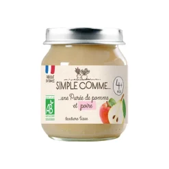 Petit pot pomme et poire bio 125 g