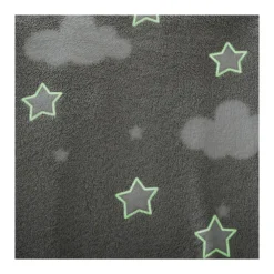 Plaid phosphorescent 125 x 150 cm - Gris