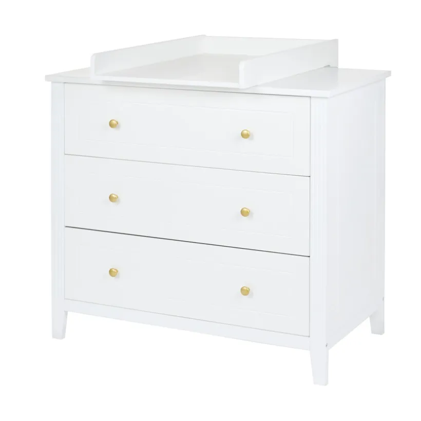 Plan à langer blanc pour commode Noah/Charlie/Mae