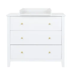 Plan à langer blanc pour commode Noah/Charlie/Mae
