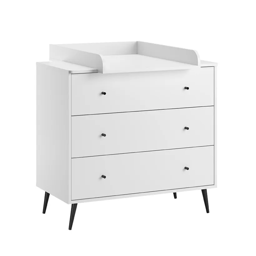 Plan à langer pour commode Blanca blanc