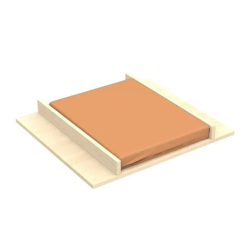 Plan à langer pour commode Nature chêne velours