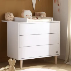 Plan à langer pour commode Paloma blanc