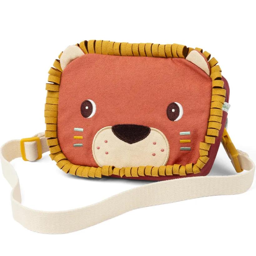 Pochette avec sangle Orange Jack le Lion