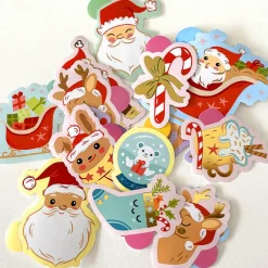 Pochette de 100 gommettes de Noël repositionnables