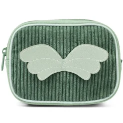 Pochette en velours avec sangle Vert Joe