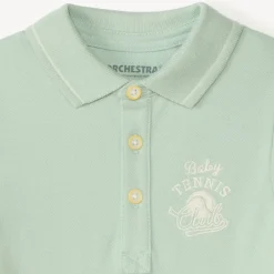 Polo manches courtes broderie tennis pour bébé garçon
