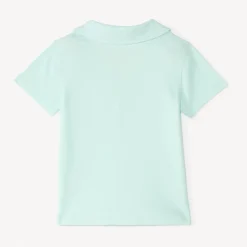 Polo manches courtes en jacquard avec broderie étoile de mer pour bébé garçon