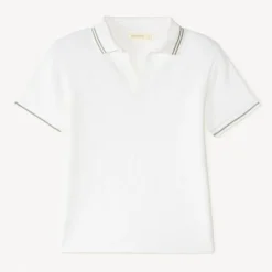 Polo manches courtes en maille fantaisie uni pour garçon