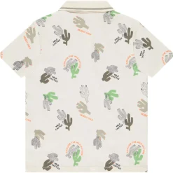Polo manches courtes imprimé cactus pour garçon