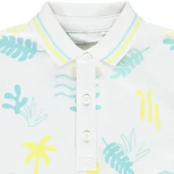 Polo manches courtes imprimé fantaisie pour garçon