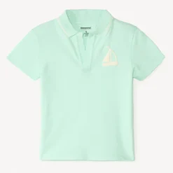 Polo manches courtes motifs fantaisie pour garçon