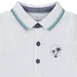 Polo manches courtes print fantaisie pour bébé garçon