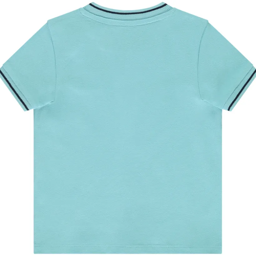 Polo manches courtes uni à col teddy pour bébé garçon