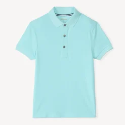 Polo manches courtes uni coton pour garçon