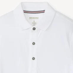 Polo manches courtes uni coton pour garçon