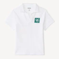 Polo manches courtes uni print vacances pour garçon