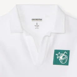 Polo manches courtes uni print vacances pour garçon