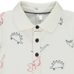 Polo manches longues imprimé dinosaures pour bébé garçon
