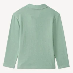 Polo manches longues uni pour garçon