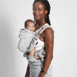 Porte bébé 2-en-1 HoodieCarrier 2 Gris Athlétique