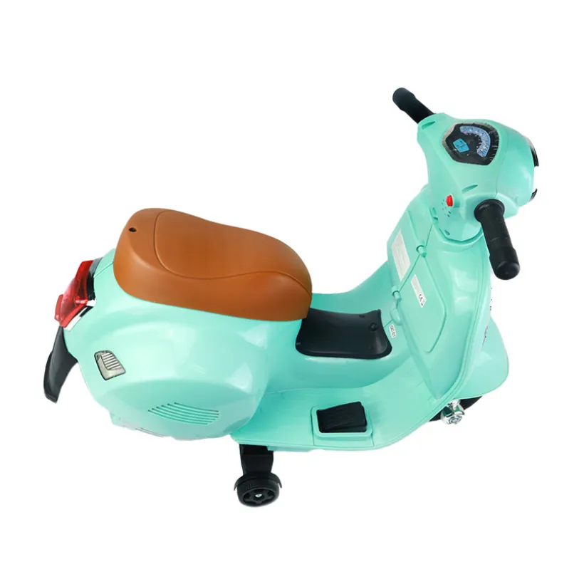 Porteur mini Vespa GTS électrique vert d'eau