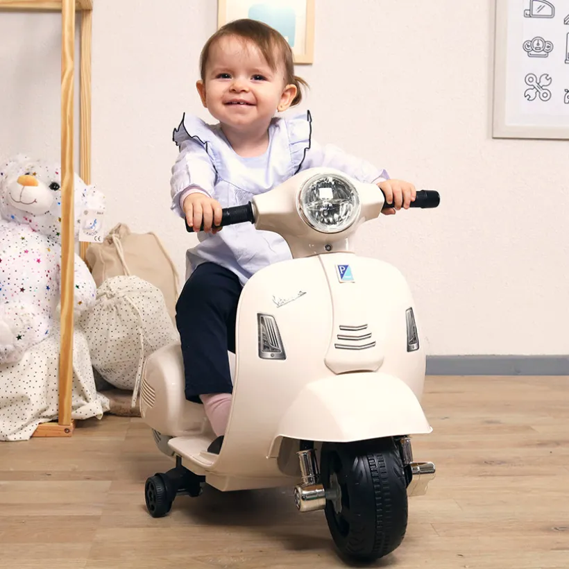 Porteur mini Vespa GTS électrique blanc